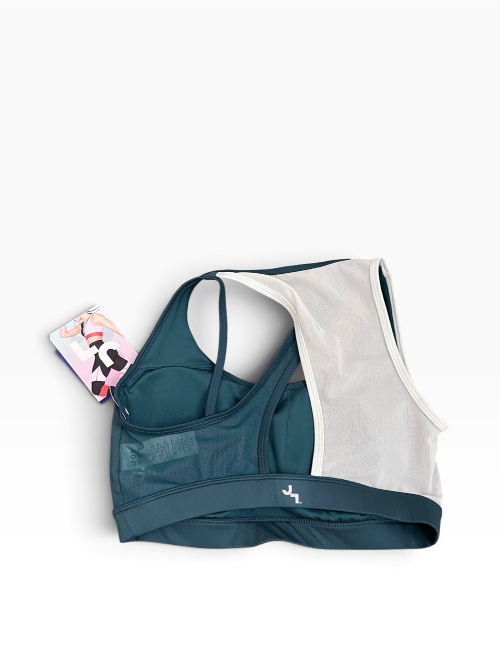 Joy Lab New W/ Tags 3-Piece Legging Sports Bra & Crop Top Size Small Green - Picture 3 of 10